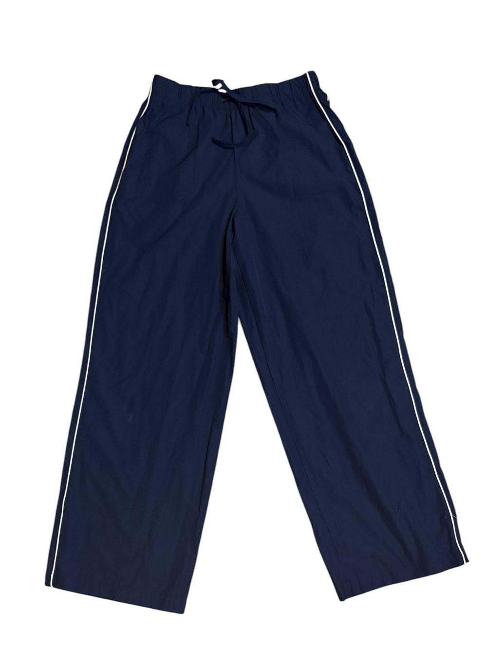 Wild Fable Navy Wide Leg Track Pants with Contrast Piping Size XS - Picture 7 of 7